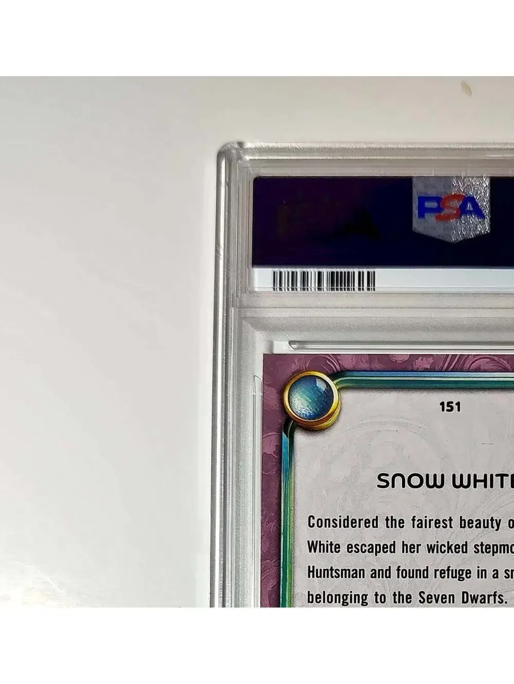 Snow White  2025 Topps Disney Cartoon Princess #151 Card PSA 8